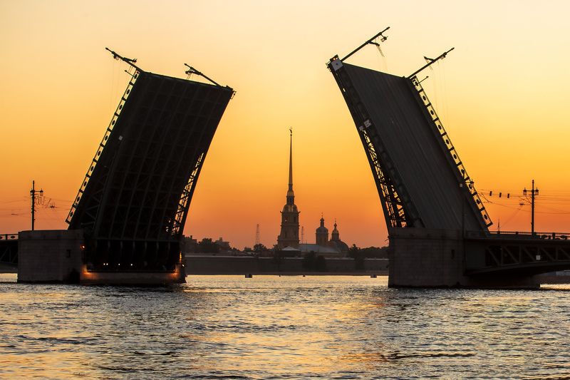 город, архитектура, санкт-петербург, ночь, мост Классический портрет Санкт-Петербурга фото превью