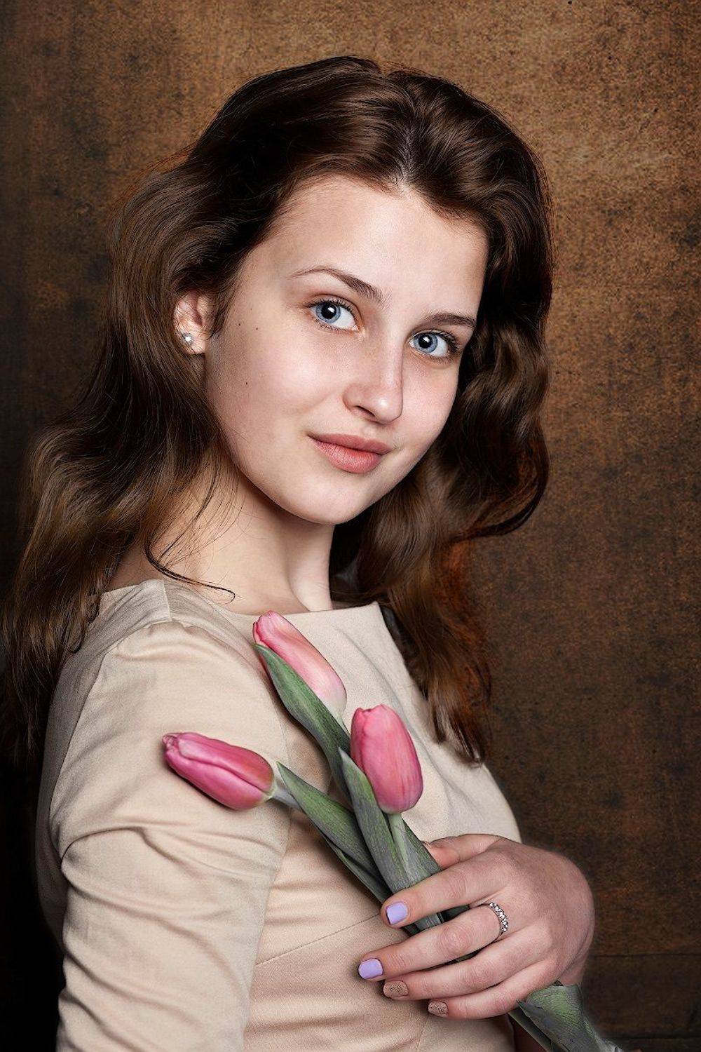 портрет, студия, красота, девушка,, Айвар Удрис