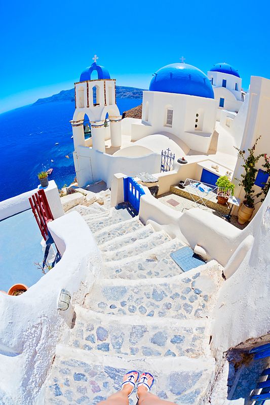 Санторини, Греция фото превью