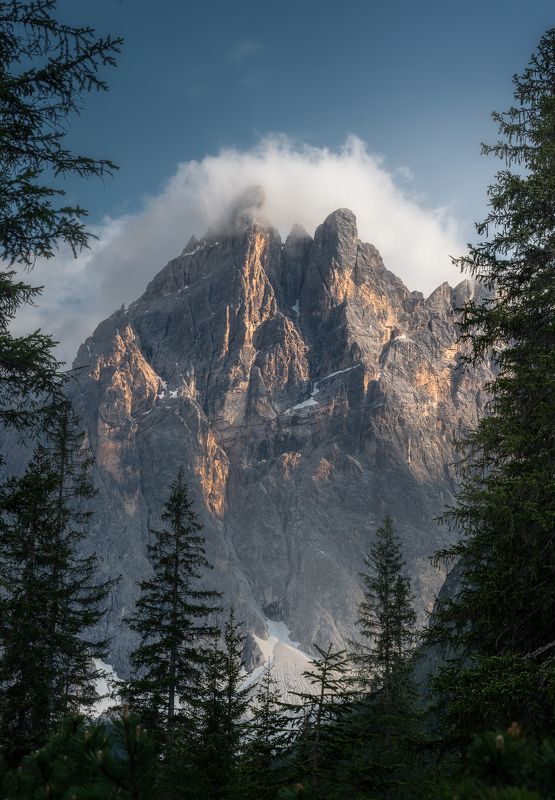 Landscape mountain dolomites minimal sunrise sunset italy Epic Dolomites part 1 фото превью