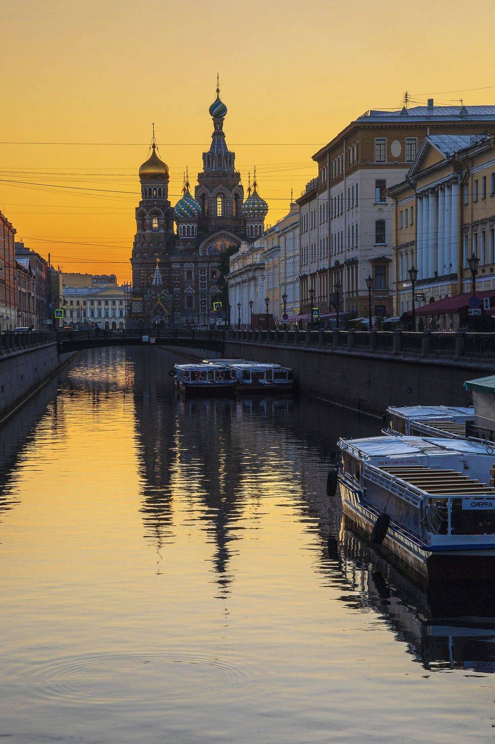 город, храм, утро, река, санкт-петербурге, Игнатьев Александр
