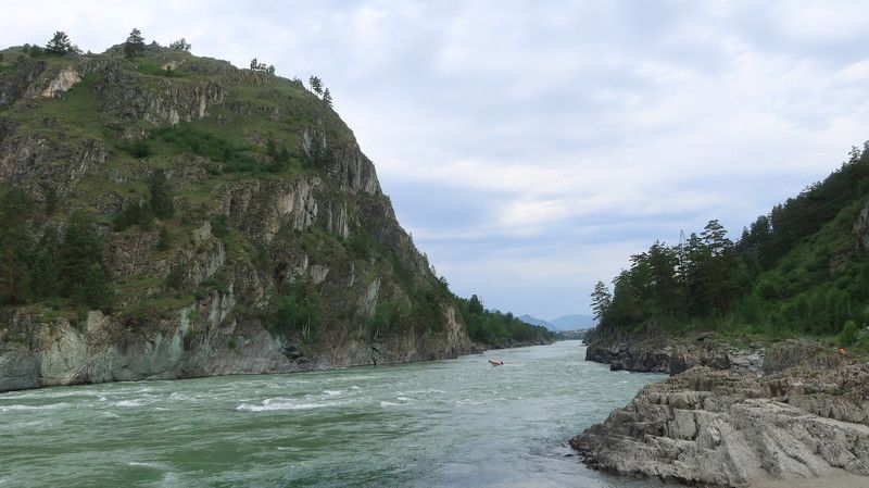 природа,алтай,река,катунь Катунь в Чемале фото превью