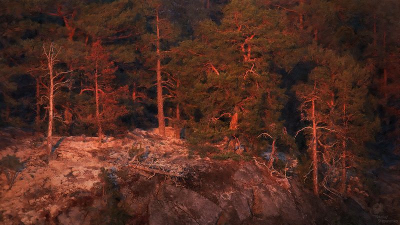 Вечерняя Ладога фото превью