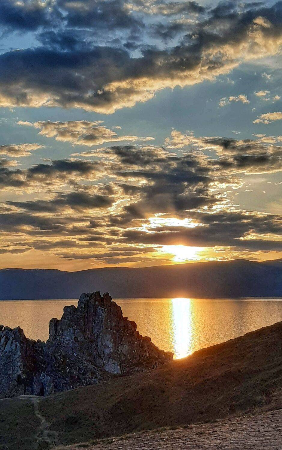 Закат, Ольхон, Байкал, Шаманка., Наталья