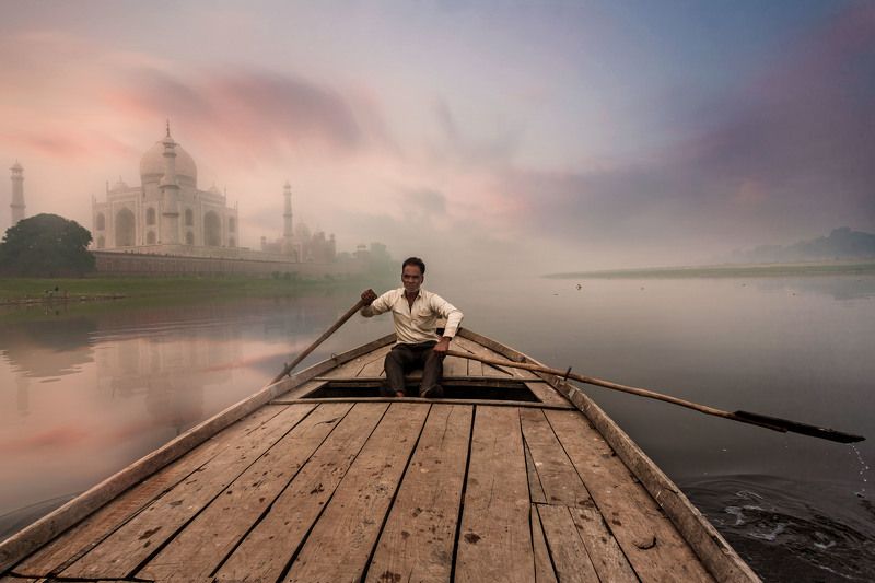 Taj Mahal Taj Mahal from river фото превью