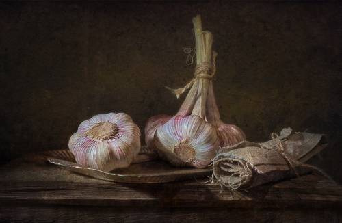 Молодой чеснок