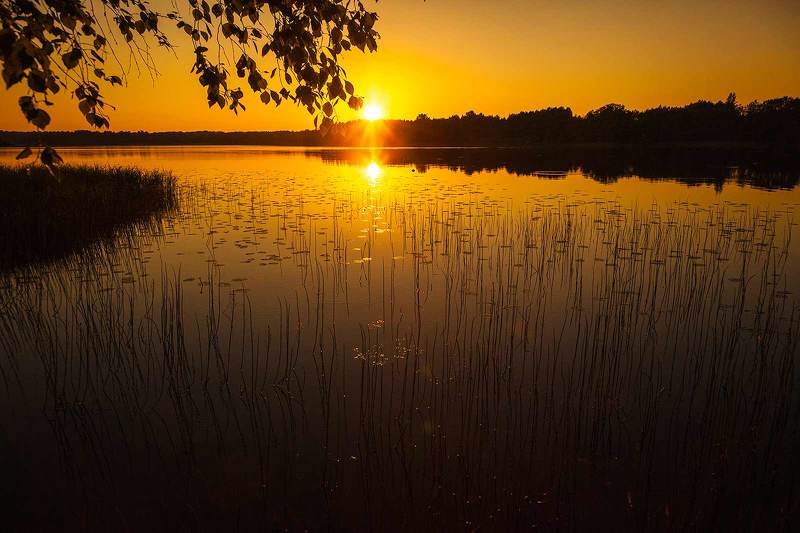 Закат фото превью