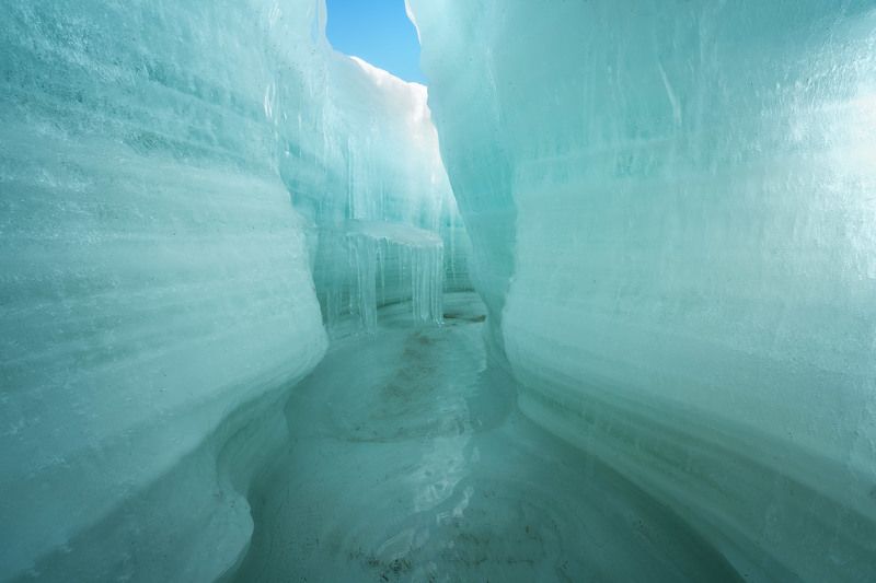 россия, забайкальский края, забайкалье, кодар, сибирь, природа, пейзаж, наледь, чарские пески, трещина, лед Трещина фото превью