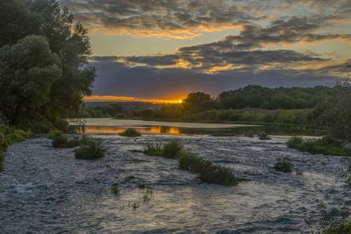 Закат на Красивой Мече