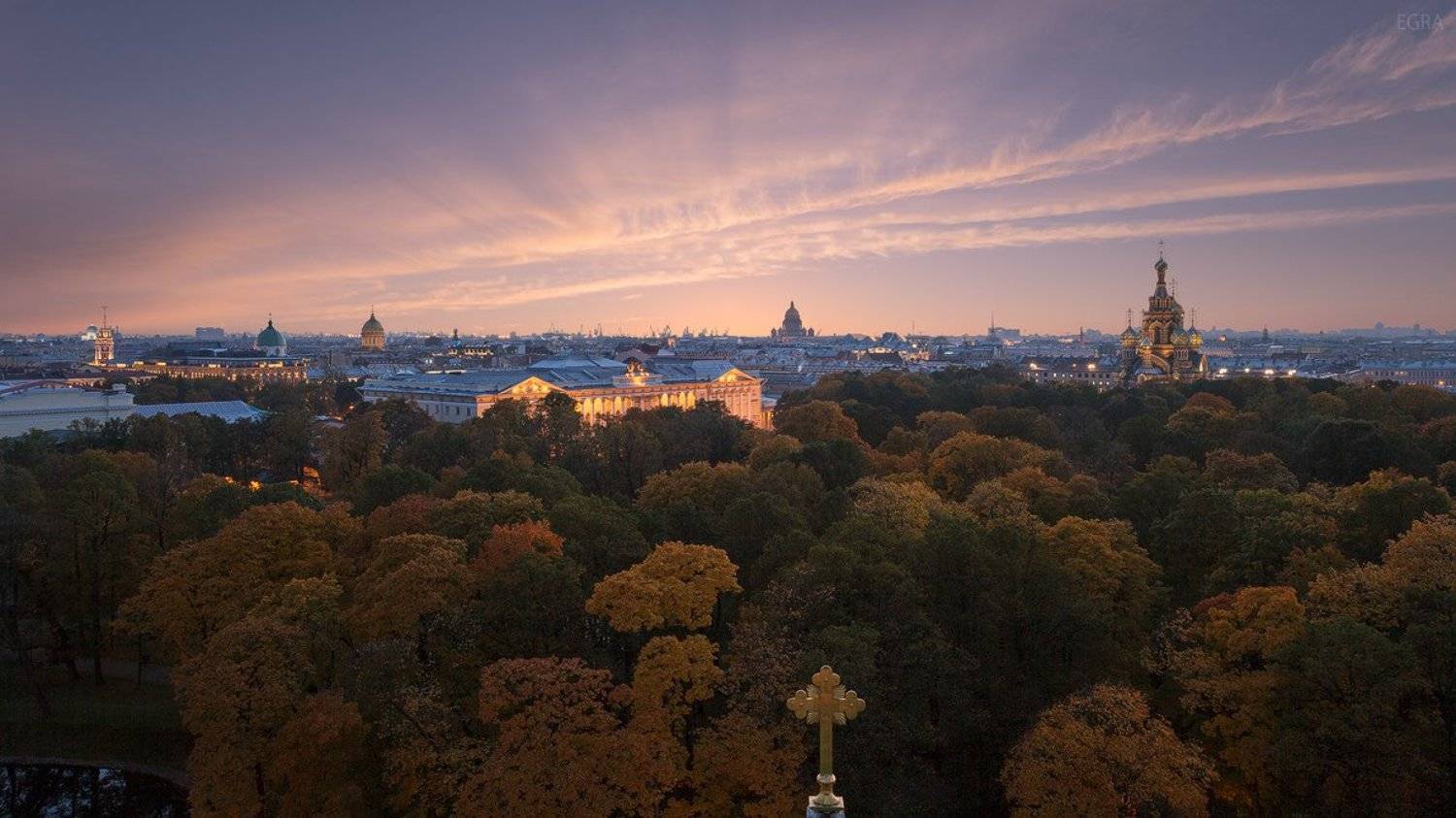 михайловский, Осень, Сад, Санкт-петербург, EGRA