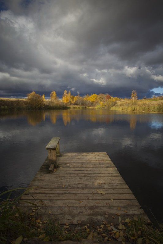 Осенний мостик фото превью