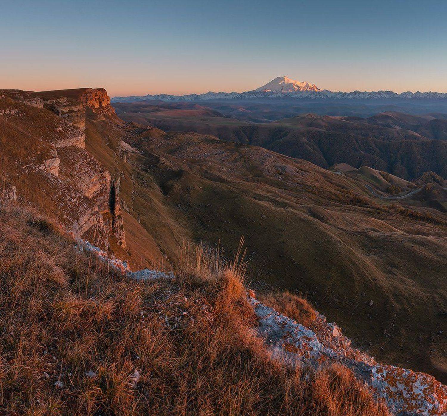 осень вечер эльбрус гум-баши, Николай Мысливцев