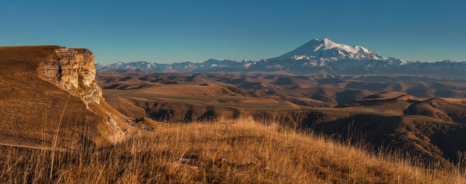 осень вечер перевал гум-баши эльбрус, Николай Мысливцев