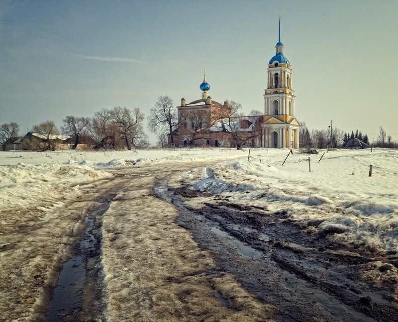 Зима, Храм Дорога к Храму. фото превью