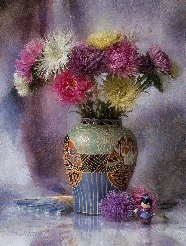 Про астры... в восточном стиле... фото превью