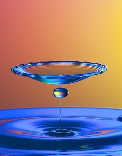 abstract form of water