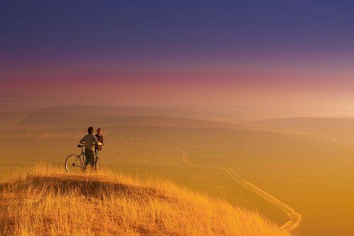 At the starting point