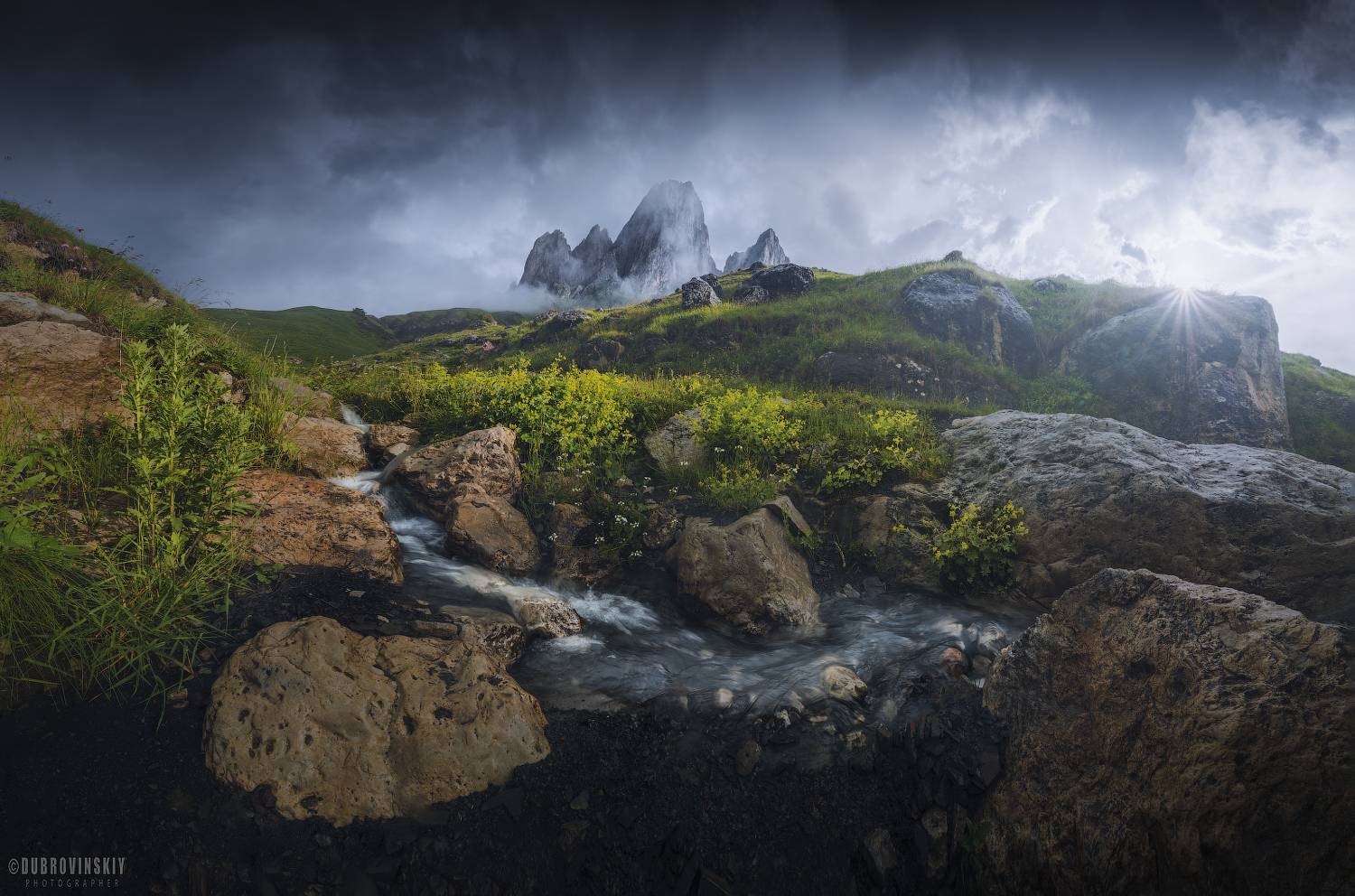 гайкомд, цей-лоам, ингушетия, горы, облака, кавказ, Михаил Дубровинский