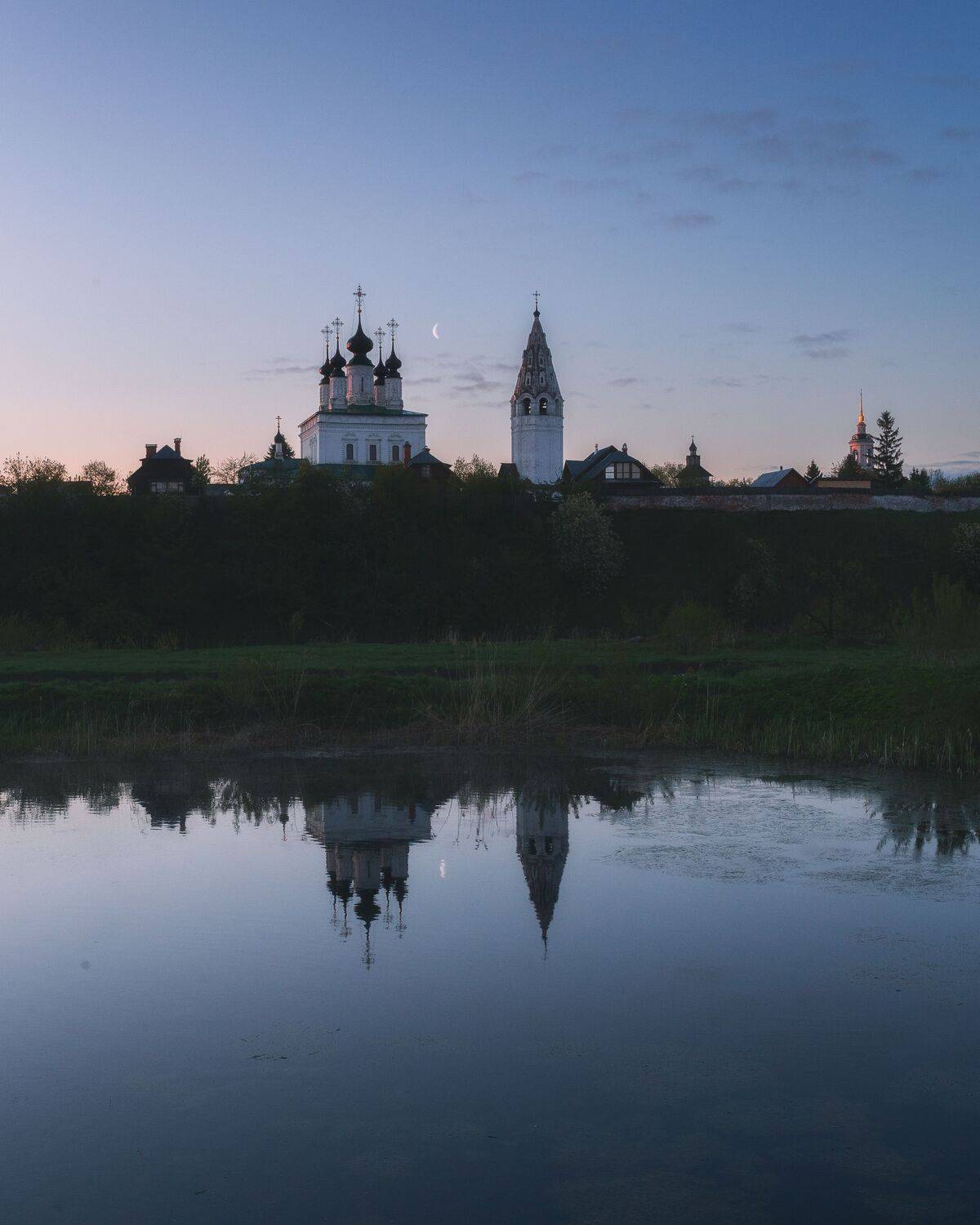 Суздаль, пейзаж, Россия, отражение, Владимирская область, природа, Мартыненко Дмитрий