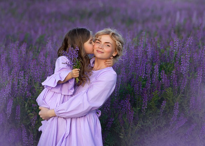 Летний вечер фото превью