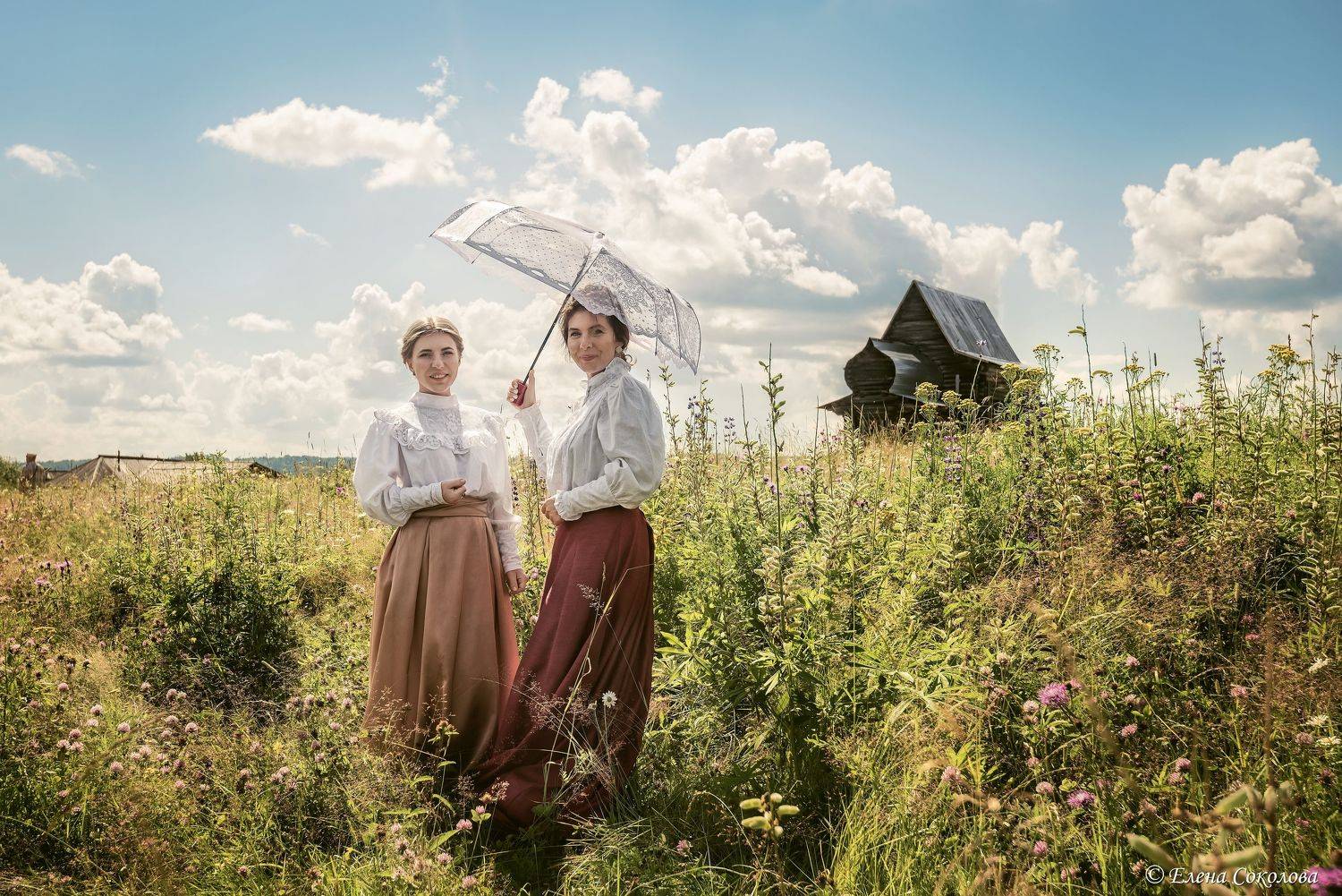 девушки, портрет, Соколова Елена