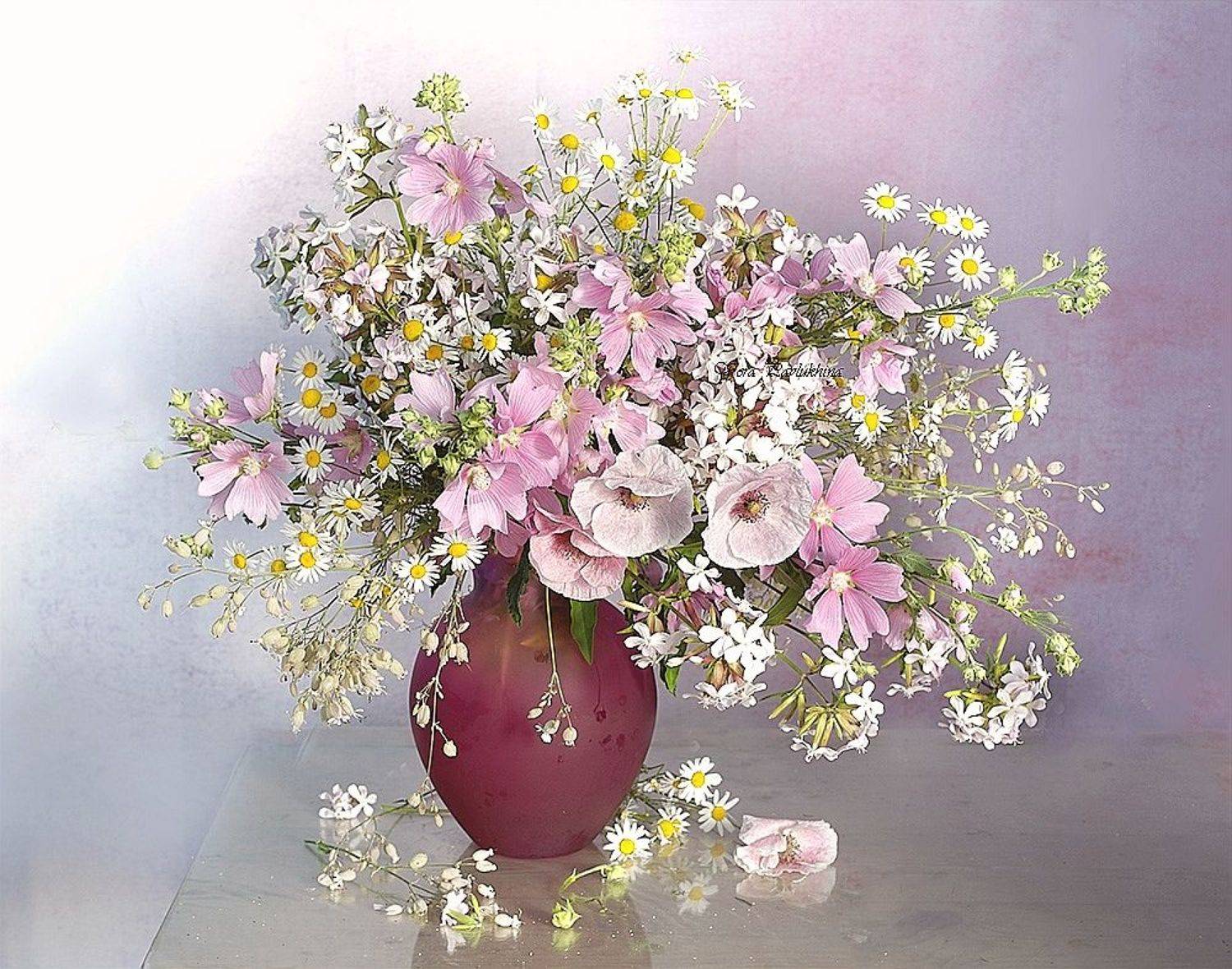 натюрморт,цветы, вера павлунина,, Вера  Павлухина