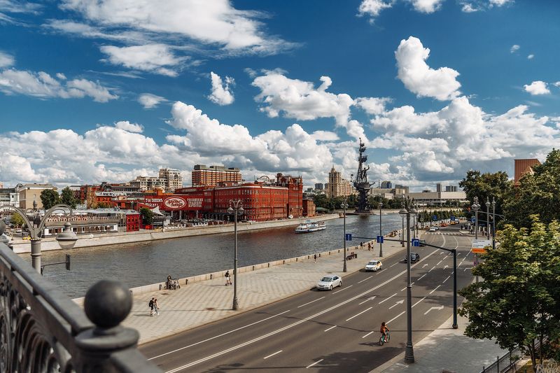 москва, красный октябрь, река москва, пётр 1 Москва фото превью