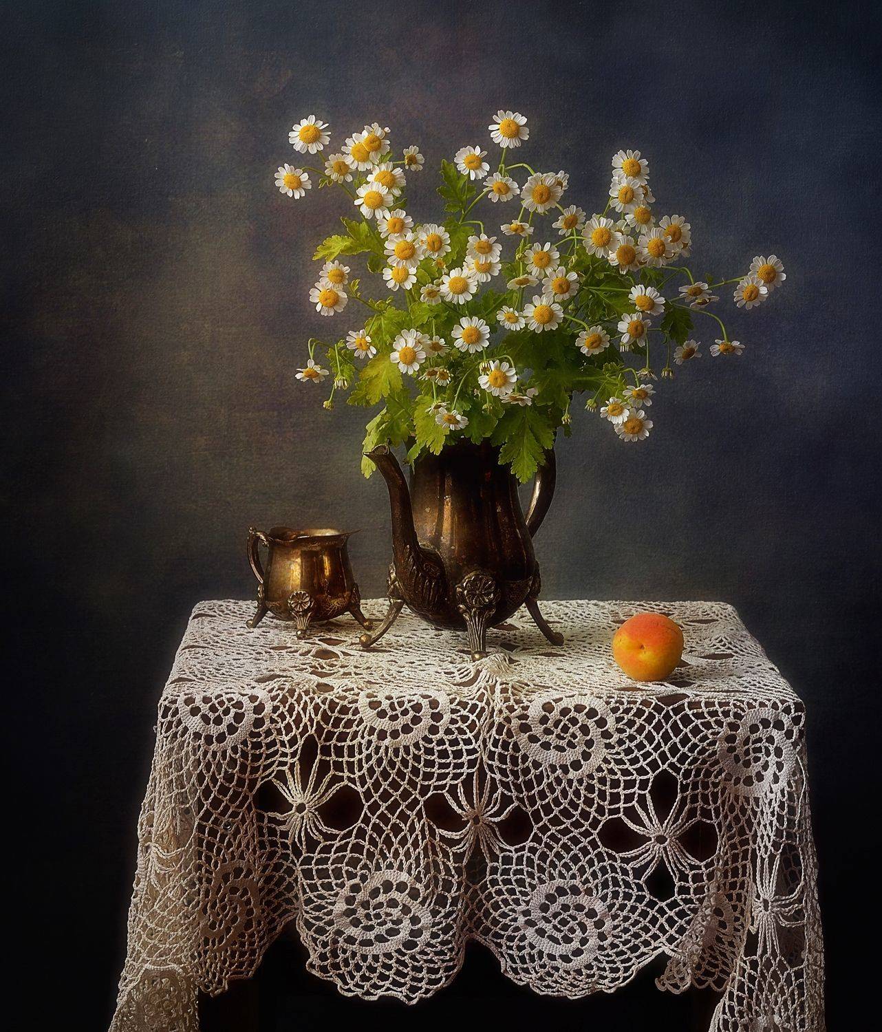 натюрморт,композиция,цветы,чайник, Наталия К