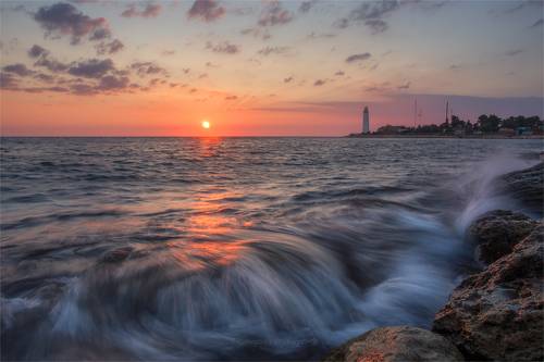 Летний вечер у маяка