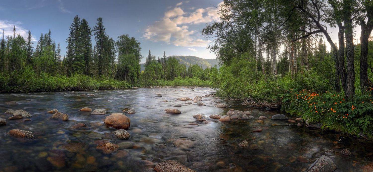 река Сибирь Хакасия Малый Казыр, Александр Бархатов