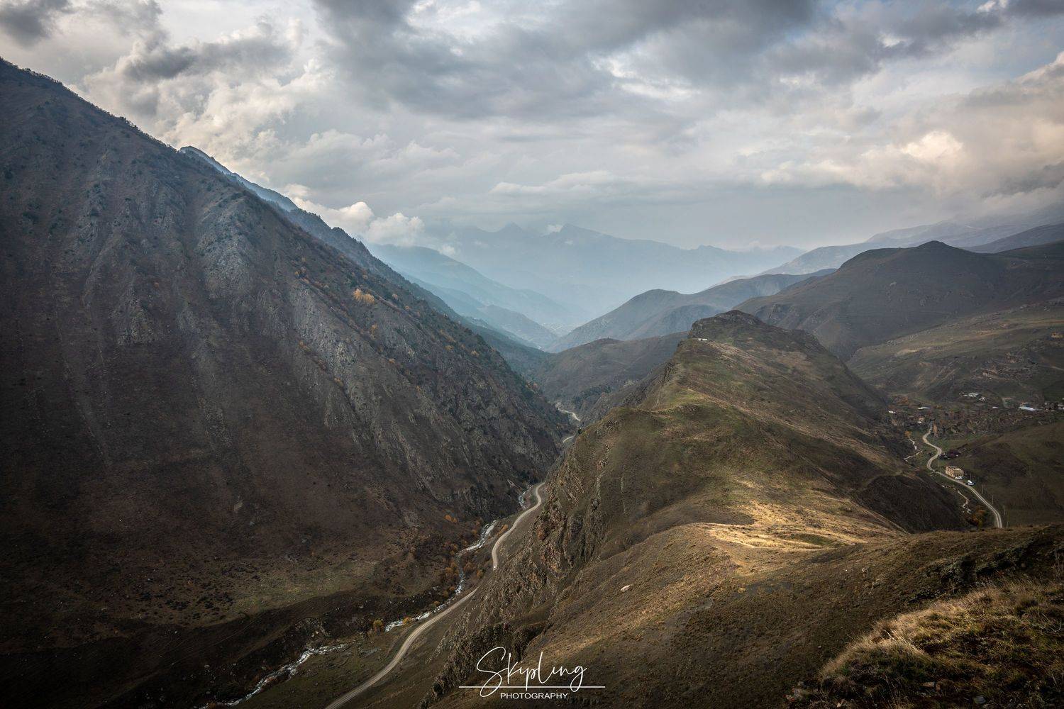 алания, осень, северная осетия, панорама, пейзаж, Ганюшкин Владимир