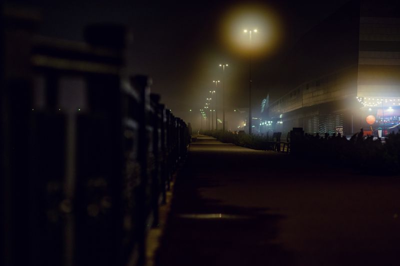Sonya7r,samyang,85mm,city,street,2022,night Туман на Енисее фото превью