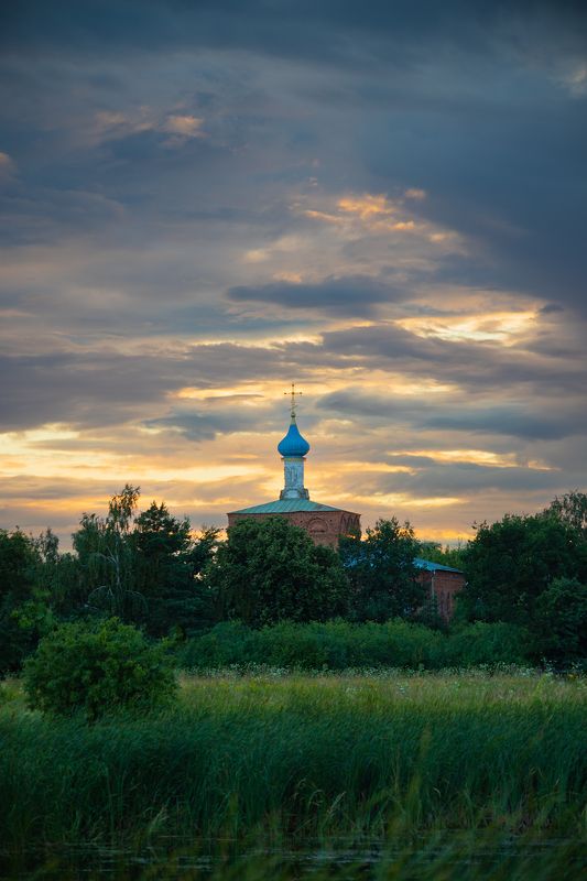 Летний вечер фото превью