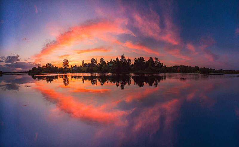 Закат фото превью