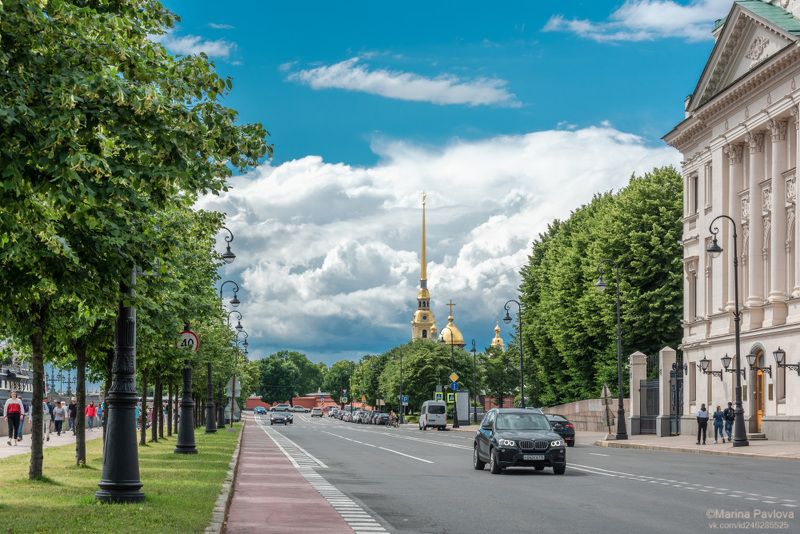 Летний акварельный Петербург фото превью