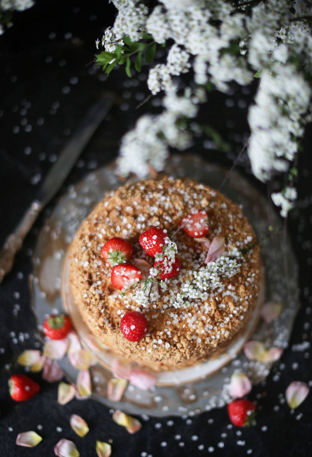 еда, торт, цветы , сладкое,  Ксения