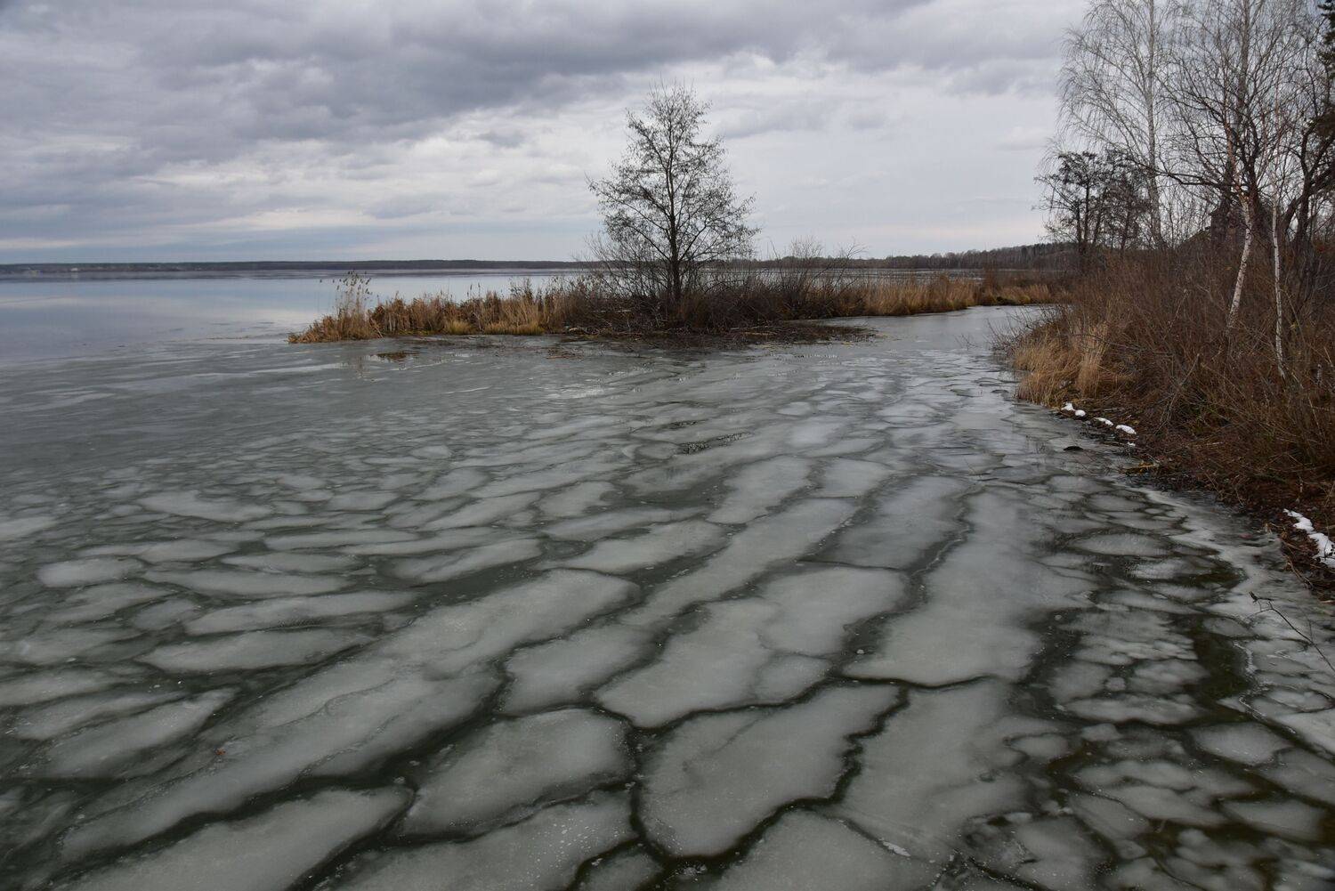 южный урал, озеро ергалды, осень, первый лёд, Кетова Вера