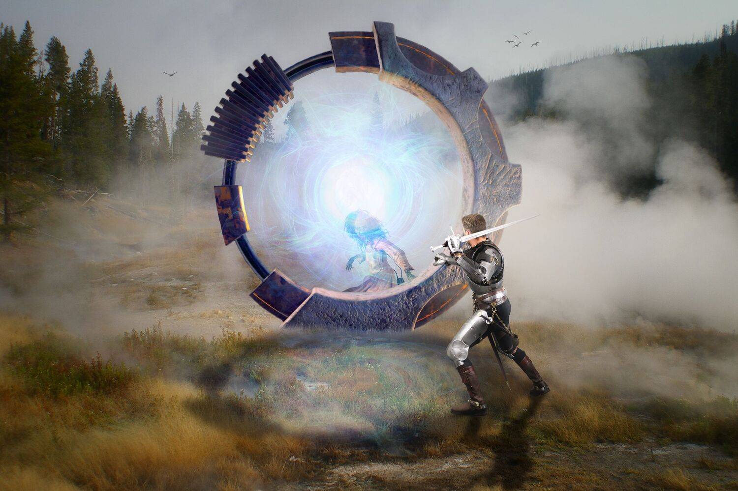 портал, рыцарь, Sergii Vidov