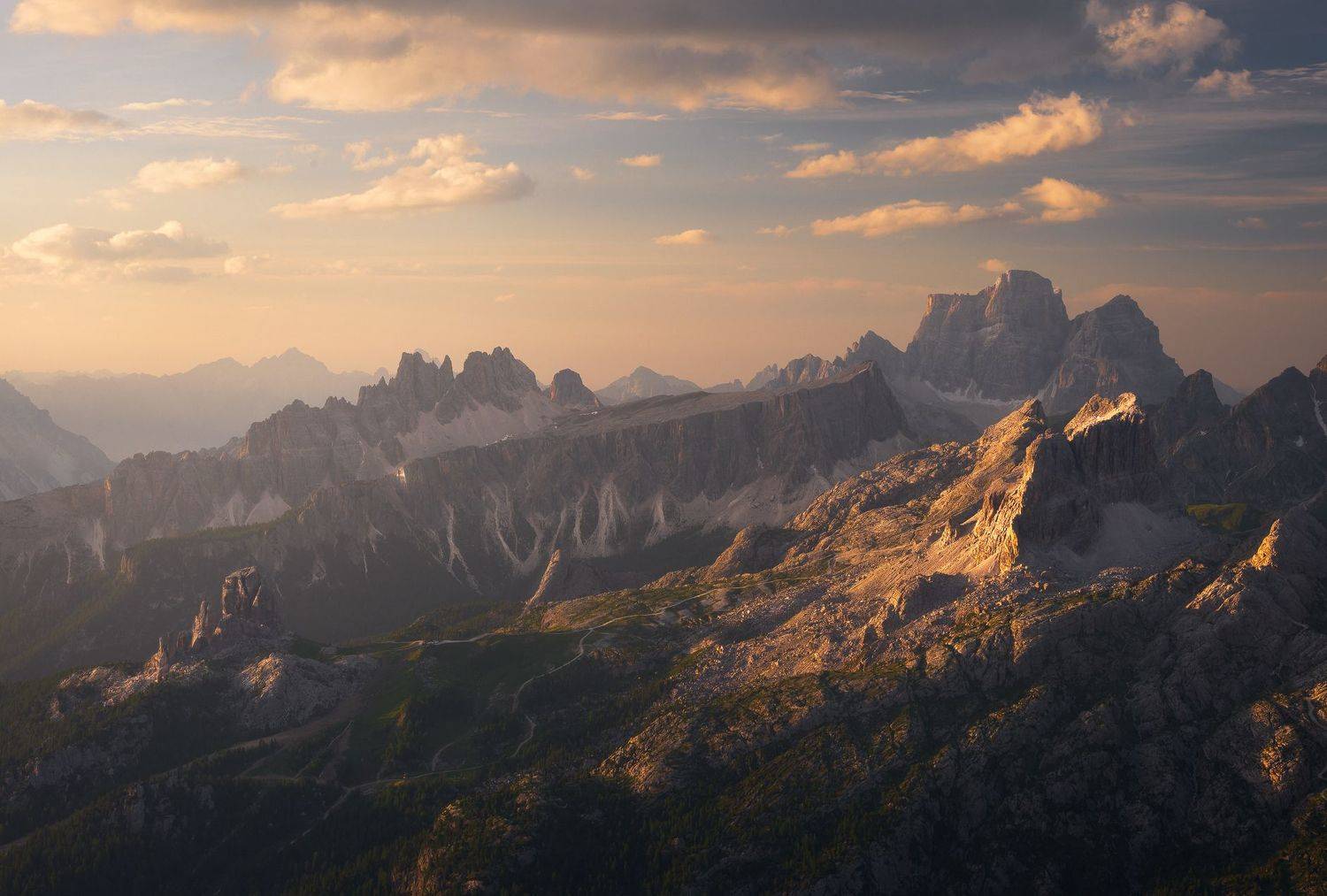 Landscape mountain sunrise light dolomites, Stefano Balma