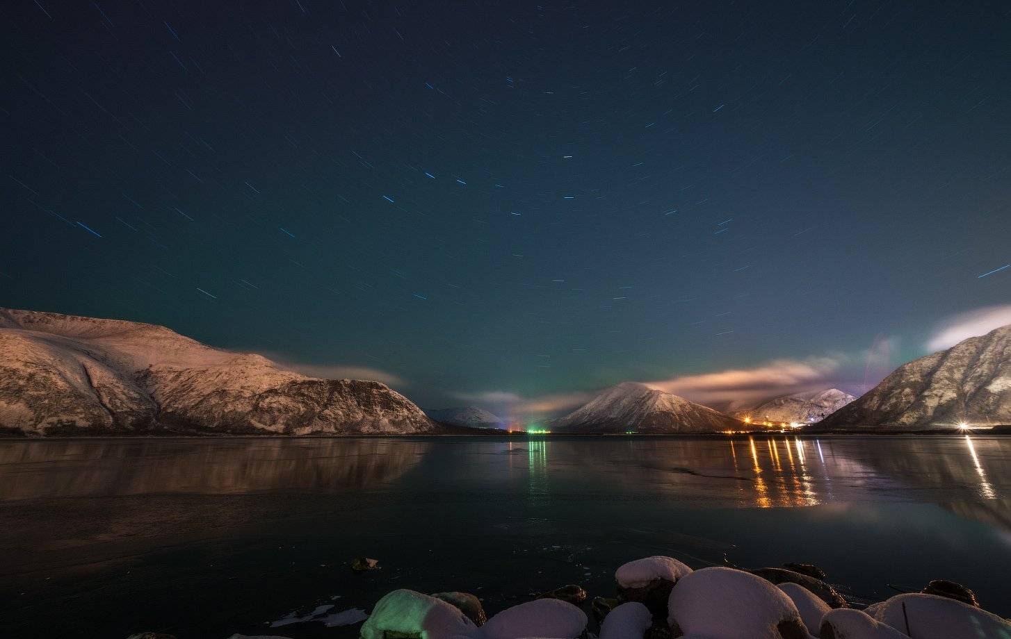 Большой вудъявр, Кльский п-ов, Ночь, Осень, Север, Хибинык, Роман Горячий