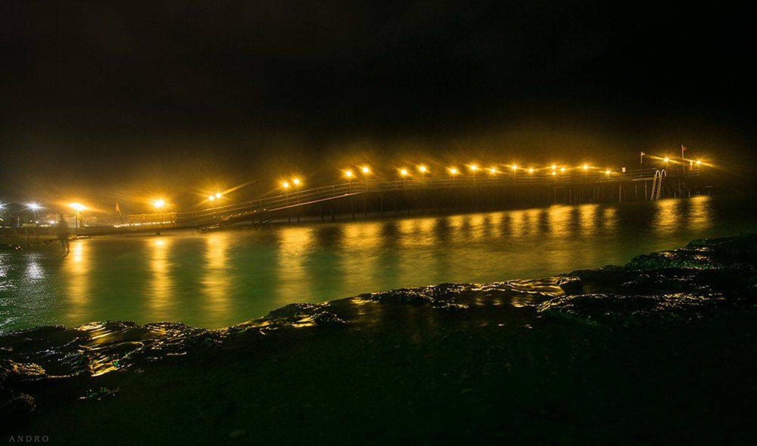 Ночной пейзаж, Пейзаж, Природа, Андро Александр