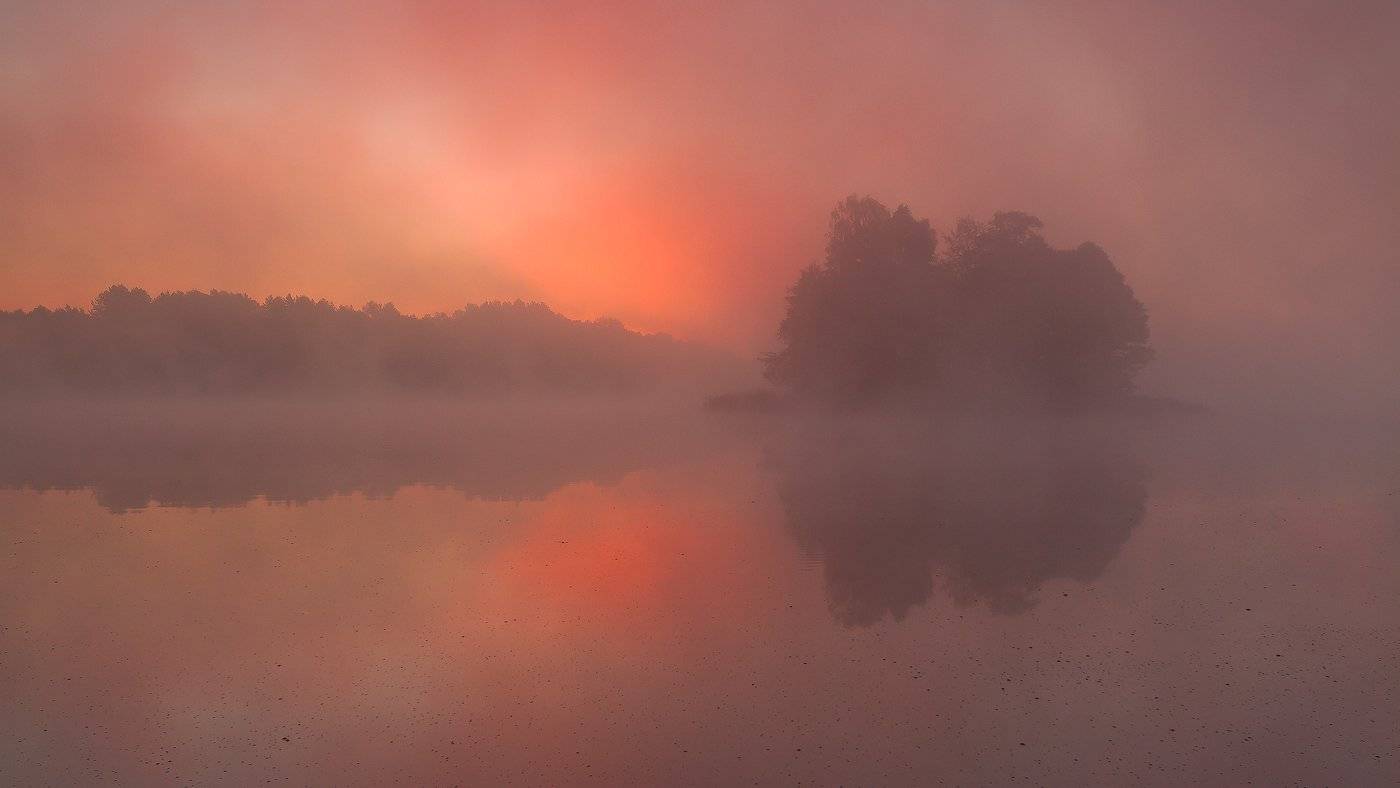 50d, Dawn, Fog, Foggy, Lake, Lee, Light, Panorama, Poland, Soft, Sokol, Sunrise, Łukasz Sok&oacute;ł