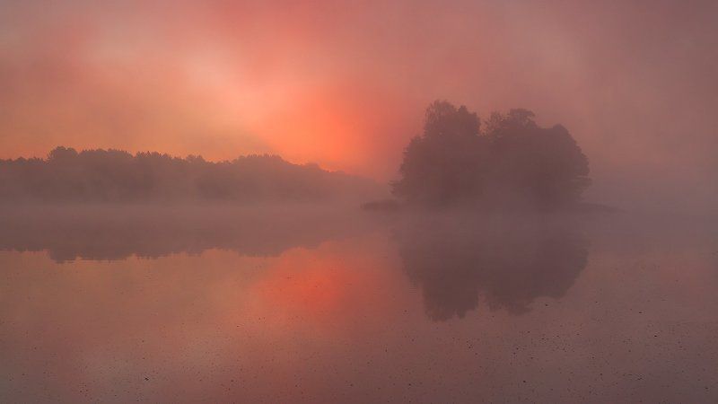 50d, Dawn, Fog, Foggy, Lake, Lee, Light, Panorama, Poland, Soft, Sokol, Sunrise Dawn фото превью