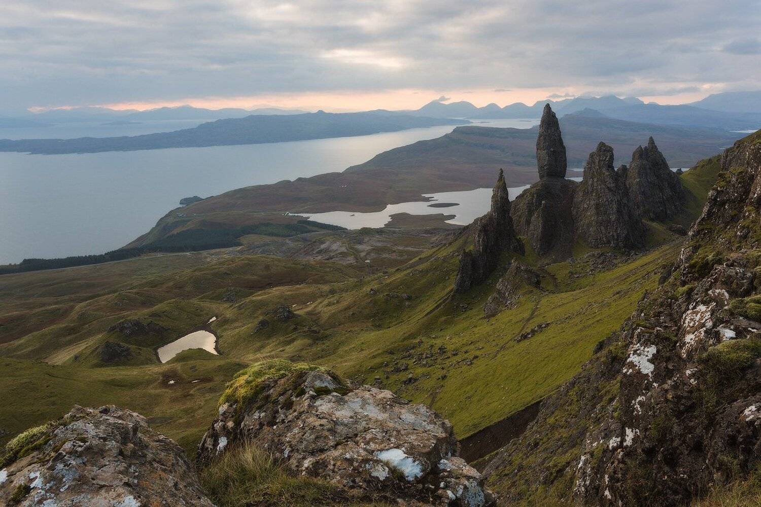 Рассвет, Скай, Старик, Сторр, Шотландия, Марина Маликова