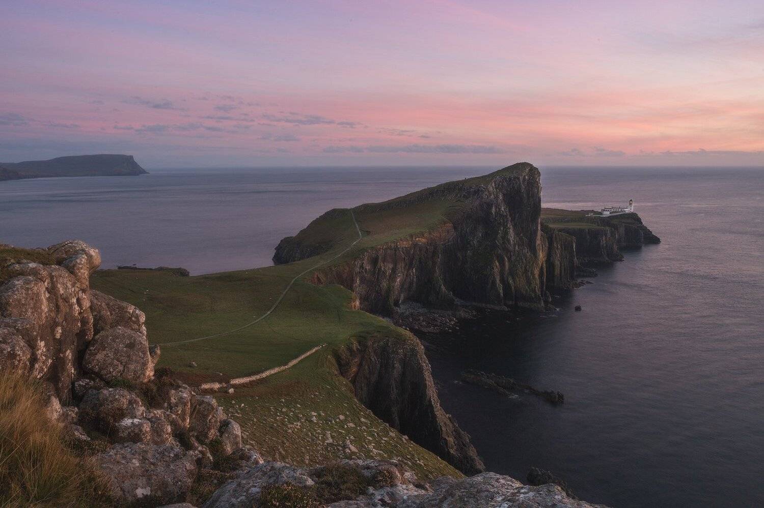 Neist, Закат, Маяк, Скай, Шотландия, Марина Маликова