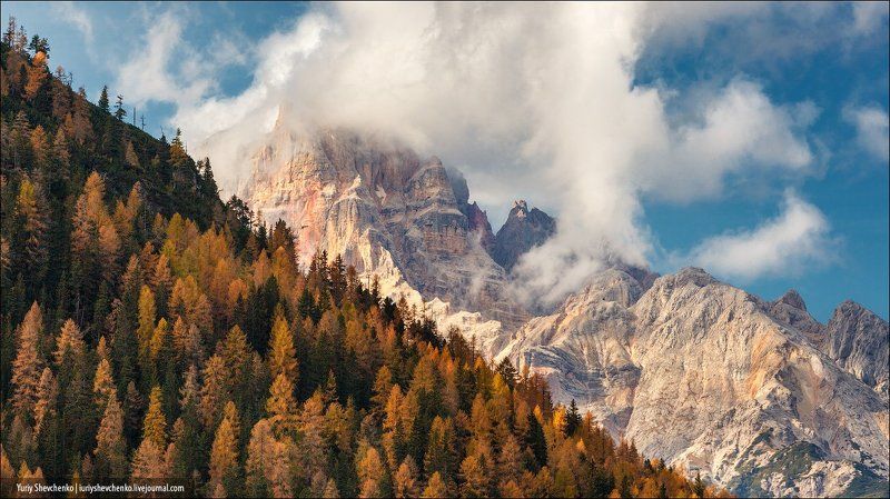 Italy, Доломитовые Альпы, Доломиты, Италия Осеняя магия Альп. фото превью