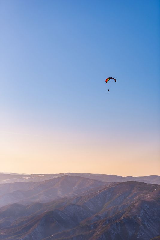 paraplane, air, fly High above фото превью