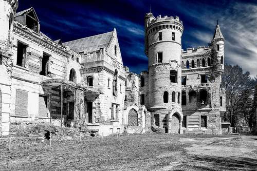 Khrapovitskiy castle. Muromtsevo. 
