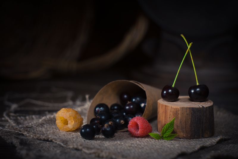 лето, смородина, вишня, малина *** фото превью