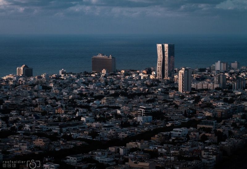 Tel aviv, Israel, city, urban, architecture, cityscape, street, above, structure, skyscraper, modern, sea, ocean Tel Aviv фото превью
